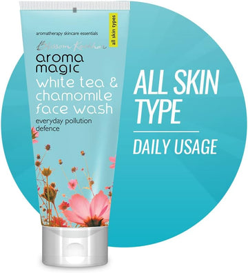 Aroma Magic Lavender, White Tea and Chamomile and Strawberry Face Wash Combo, 100ml