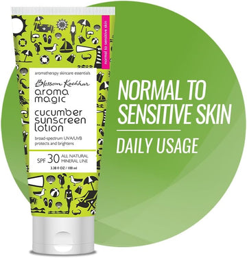 Aroma Magic Cucumber Sun Screen Lotion, Spf 30, 100 Ml