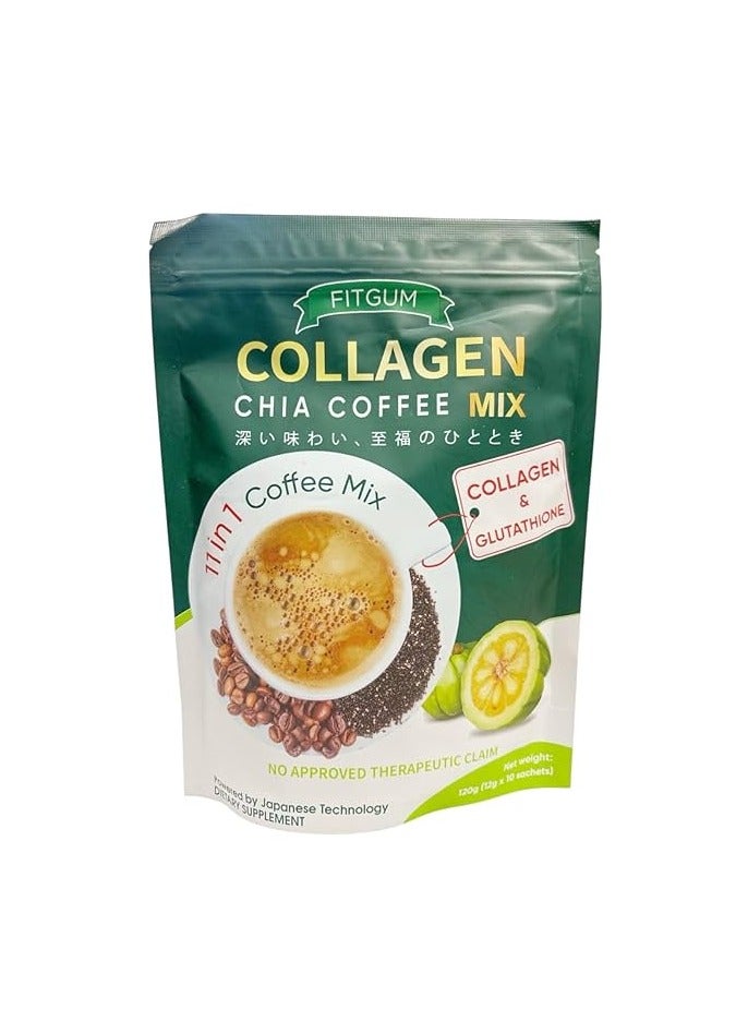 FITGUM COLLAGEN CHIA COFFEE by FITGUM - Premium Skincare Product