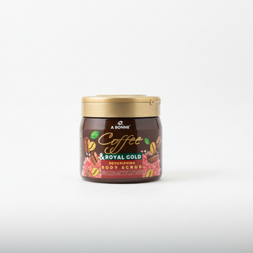 A BONNE COFFEE & ROYAL GOLD DETOXIFYING BODY SCRUB 250 G