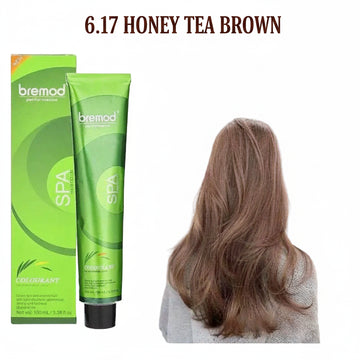 BREMOD HAIR COLOR HONEY TEA BROWN 6.17