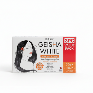 GEISHA WHITE SOAP X3 - INTENSE (ORANGE) 70