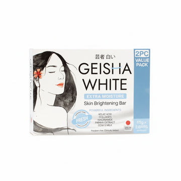 GEISHA WHITE EXTRA MOISTURE FRESH 2PC SOAP