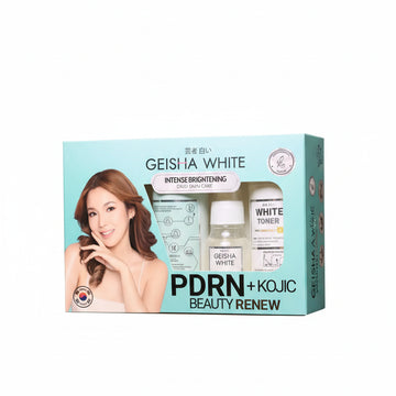 GEISHA WHITE INTENSE BRIGHTENING PDRN + KOJIC BEAUTY RENEW SET