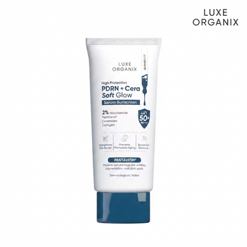 LUXE ORGANIX PDRN+ CERA SOFT GLOW SERUM SUNSCREEN 40G