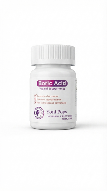 BORIC ACID VAGINAL SUPPOSITORIES PINK 30CAPS
