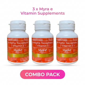 Myra E 400 IU Vitamin E Capsules – 3 Pcs Combo Pack