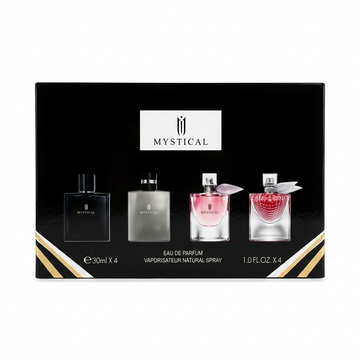 MYSTICAL EAU DE PARFUM 30ML x 4 BLACK