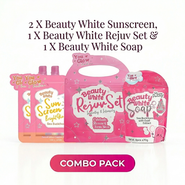Beauty White Rejuv Set, Sunscreen & Soap Combo