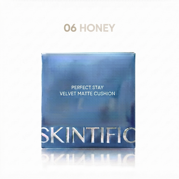 SKINTIFIC PERFECT STAY VELVET MATTE CUSHION - 06 HONEY