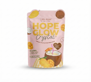 LUNA AURA HOPE GLOW CRYSTAL COCONUT MANGO DRINK 120G