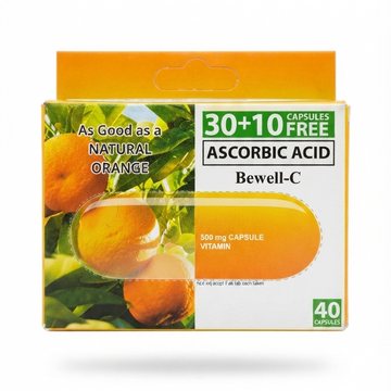 ASCORBIC ACID BEWELL C 40 CAPSULE