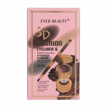 EVERBEAUTY 3D CUSHION EYELINER AND EYEBROW POWDER