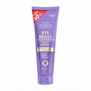 LUXE ORGANIX BYE BRASS COLOR TONING PURPLE TREATMENT 250ML