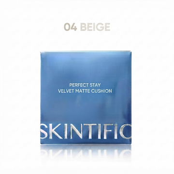 SKINTIFIC PERFECT STAY VELVET MATTE CUSHION - 04 BEIGE