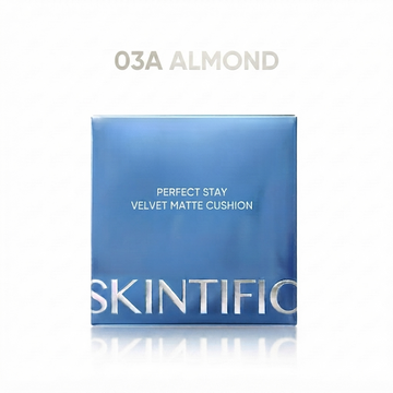SKINTIFIC PERFECT STAY VELVET MATTE CUSHION - 03A ALMOND