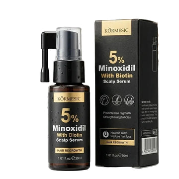 KORMESIC 5% MINOXIDIL WITH BIOTIN SCALP SERUM 30ML