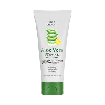 LUXE ORGANIX ALOE VERA VITAMIC C 99% CLEANSER 120ML