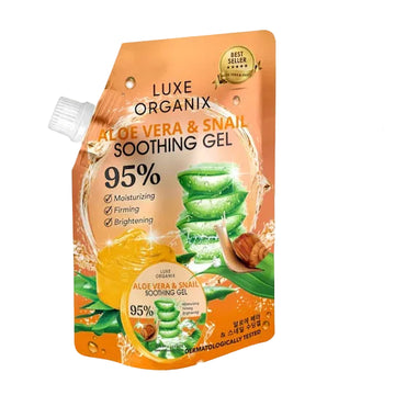 LUXE ORGANIX ALOE VERA & SNAIL SOOTHING GEL 100ML