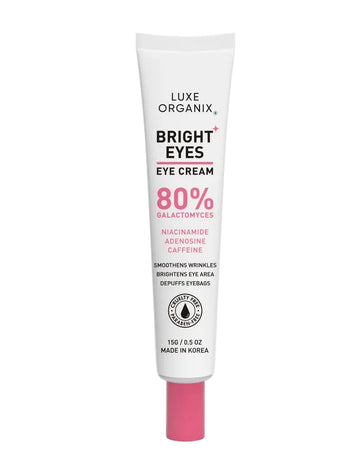 LUXE ORGANIX BRIGHT EYE CREAM 80% GALACTOMYCES 15G