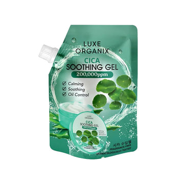 LUXE ORGANIX CICA SOOTHING GEL 200,000PPM 100ML