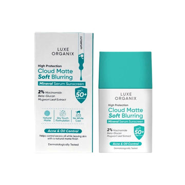 LUXE ORGANIX CLOUD MATTE SOFT BLURRING SERUM SUNSCREEN 40G