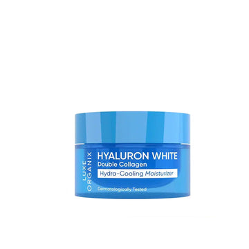 LUXE ORGANIX HYALURON WHITE DOUBLE COLLAGEN HYDRA COOLING MOISTURIZER 50G