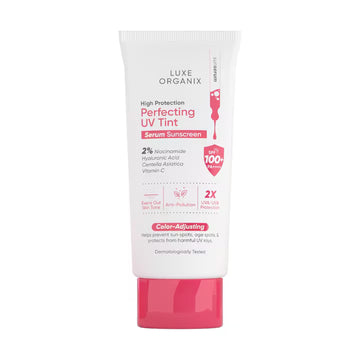 LUXE ORGANIX PERFECTING UV TINT SERUM SUNSCREEN PINK 40G