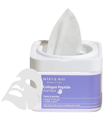 MARY & MAY COLLAGEN PEPTIDE VITAL MASK 400G