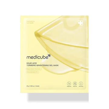 MEDICUBE KOJIC ACID TURMERIC BRIGTENING GEL MASK 28G