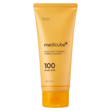 MEDICUBE KOJIC ACID TURMERIC TONING CLEANSER 120G