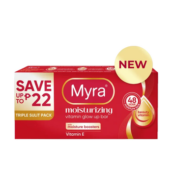 MYRA MOISTURIZING VITAMIN GLOWUP BAR 90GX3