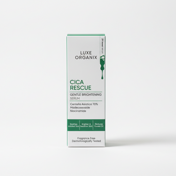 LUXE ORGANIX CICA RESCUE GENTLE BRIGHTENING SERUM
