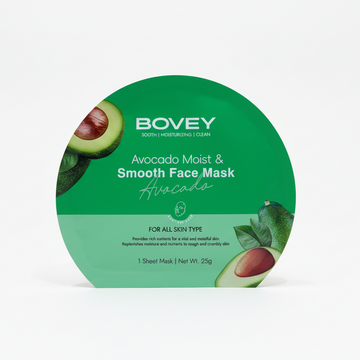 BOVEY AVOCADO MOIST & SMOOTH FACE MASK