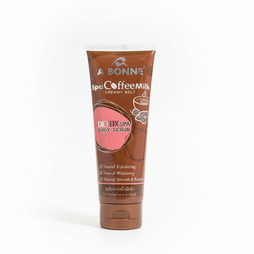 A BONNE SPA COFFEE MILK CREAMY SALT DETOX SPA BODY SCRUB 350 ML