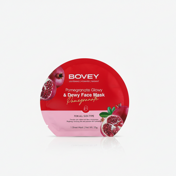 BOVEY POMEGRANATE GLOWY & DEWY FACE MASK