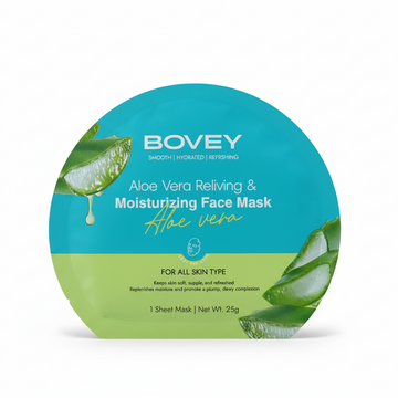 BOVEY ALOE VERA RELIVING & MOISTURIZING FACE MASK