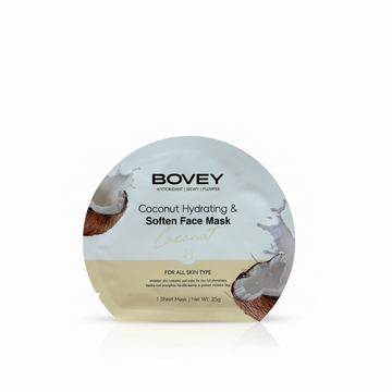 BOVEY COCONUT HYDRATING & SOFTEN FACE MASK
