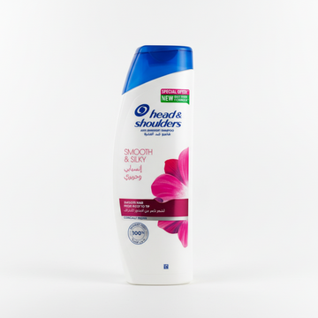 H & S SMOOTH & SILKY SHAMPOO 400ML
