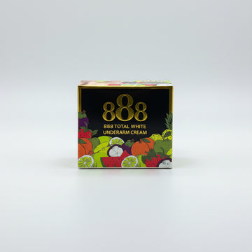 888 TOTAL WHITE UNDERARM CREAM BLACK