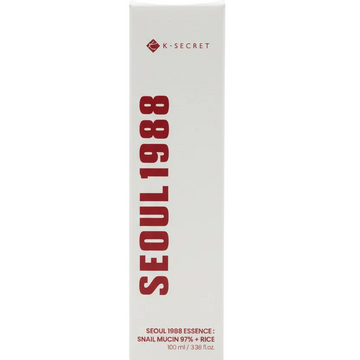 K-SECRET SEOUL 1988 ESSENCE : SNAIL MUCIN 97% + RICE 100ML