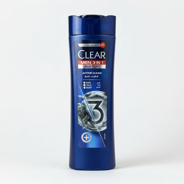 CLEAR MEN 3 IN 1 ACTIVE CLEAN 400ML