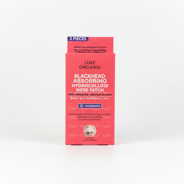 LUXE ORGANIX BLACK HEAD HYDROCOLLOID NOSE PATCH NIGHT