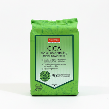 PU CICA MAKEUP CLEANSING FACIAL TOWELETTES-ADS642