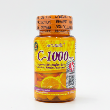 ACORBIC VIT C-1000 MG ORANGE FLAVOUR MIX POWDER DRINK