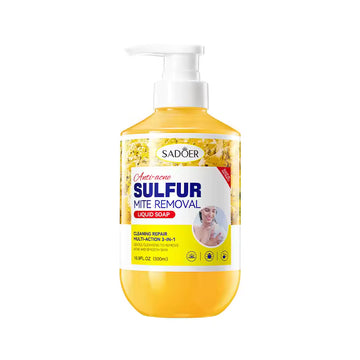 SADOER ANTI ACNE SULFUR MITE REMOVAL LIQUID SOAP 500ML