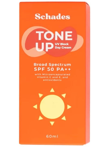 SCHADES TONE UP UV BLOCK DAY CREAM BROAD SPECTRUM SPF 50 60ML