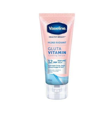 VASELINE HEALTHY BRIGH HIJAB RADIANT GLUTA VITAMIN COOLING SERUM 180ML
