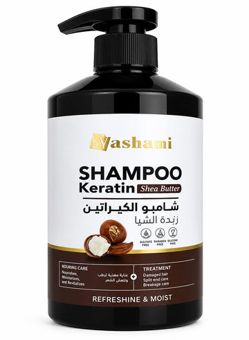 WASHAMI SHAMPOO KERATIN SHEA BUTTER 500ML