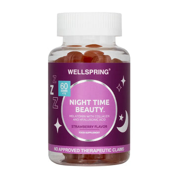 WELL SPRING NIGHT TIME BEAUTY GUMMIES 60CAPS